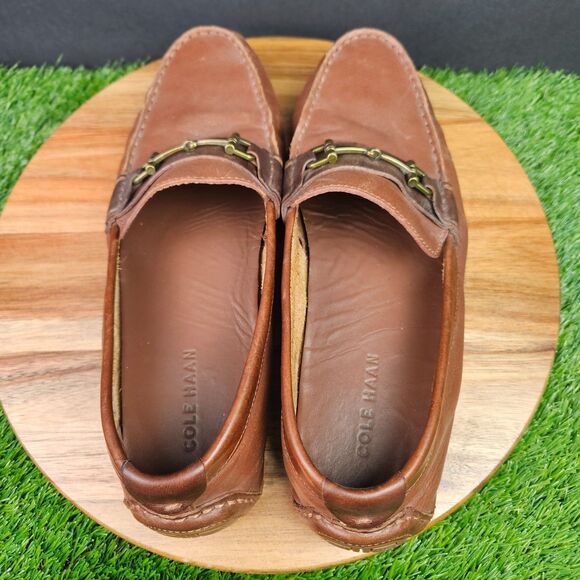 Cole Haan Somerset Link Horsebit Brown Leather Driving Mocs Loafers Mens 9 M main image 5